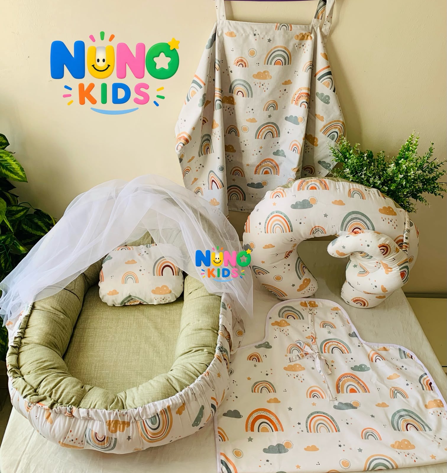 First-Time Mom Bundle - Rainbow Olive