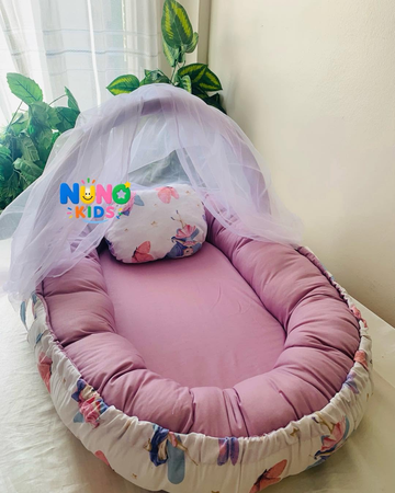 بيبي نيست فراشة فيري بنفسجي للمواليد الجدد | Baby Nest Fairy Purple - Nuno Kids