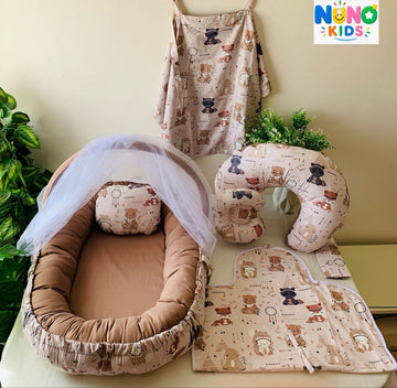 باكدج أول مرة مامي – دبودب بني| First-Time Mom Bundle – Teddy Brown